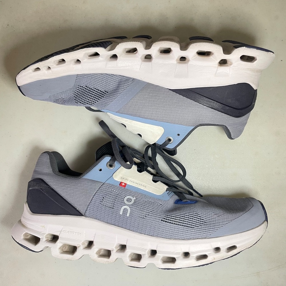 On Running Cloudstratus Men's Size 8.5 Fossil/Midnight Running Shoes 39.99007